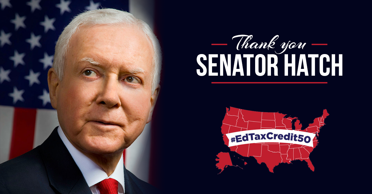 Thank You, Senator Orrin Hatch!