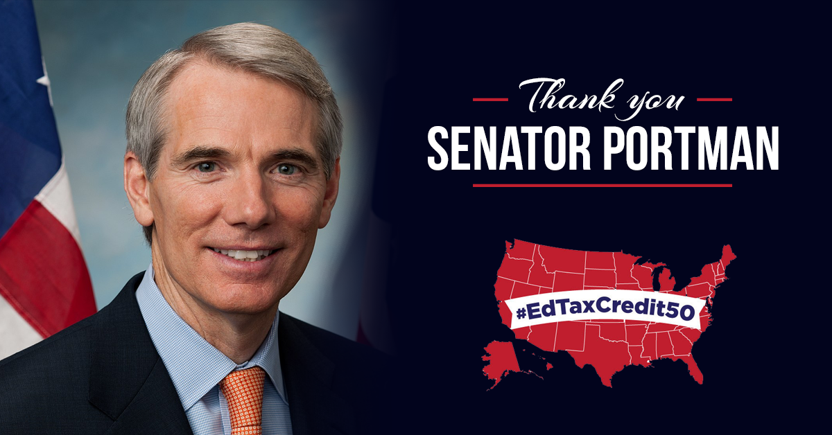 Thank You, Senator Portman