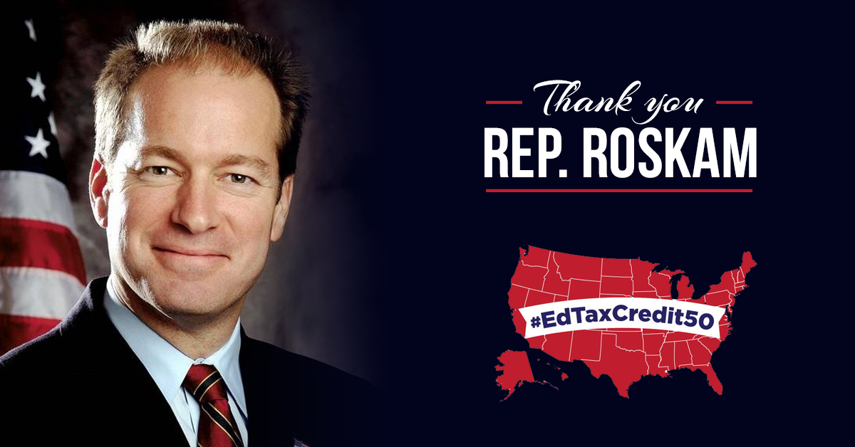 Thanking Congressman Peter Roskam
